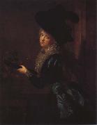 Friedrich Tischbein Lute Player painting